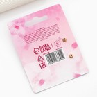 Серьги гвоздики «Яркого стиля» 1.5×1.5 см - Фото 4