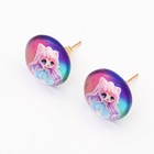 Серьги гвоздики «Яркого стиля» 1.5×1.5 см - Фото 5