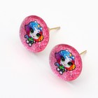 Серьги гвоздики «Стиль на каждый день» 1.5 х 1.5 см - Фото 5
