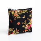 Кошелёк-монетница на молнии 11×1×8 см, с цветочным принтом, МИКС - Фото 2