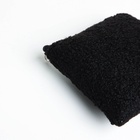 Кошелёк-монетница на молнии 11×1×8 см, плюшевый, чёрный - Фото 3