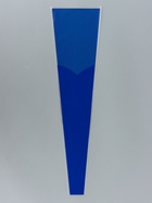 Пакет конус для цветов, «Уверенность», 12.5+4×45 см, синий - Фото 2