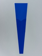 Пакет конус для цветов, «Уверенность», 12.5+4×45 см, синий - Фото 3