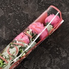 Пакет конус для цветов, "Цветы",  12,5+4х45 см, красный - Фото 2