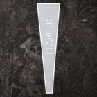 Пакет конус для цветов, «Цветы», 12.5+4×45 см, белый - Фото 3