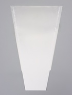 Пакет конус для цветов, «Переход», 30+9.5×45 см, белый - Фото 1