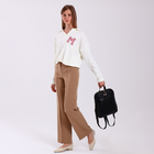 Рюкзак женский городской Astrael на молнии, чёрный - Фото 6