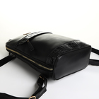 Рюкзак женский городской Astrael на молнии, чёрный - Фото 4