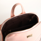Рюкзак городской на молнии, цвет розовый - фото 11248823
