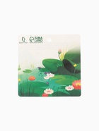 Брошь «Лягушка» на болоте, цветная в чернёном серебре 10204604