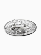 Брошь «Око», синяя в серебре - Фото 3