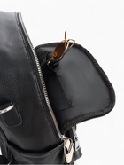 Рюкзак женский на молнии, с карманами, размер 28×12×35 см, чёрный - Фото 12