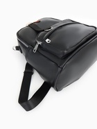 Рюкзак женский на молнии, с карманами, размер 28×12×35 см, чёрный - Фото 4