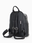 Рюкзак женский на молнии, с карманами, размер 28×12×35 см, чёрный - Фото 5