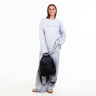 Рюкзак женский на молнии, с карманами, размер 28×12×35 см, чёрный - Фото 8