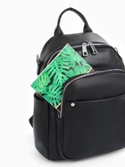 Рюкзак женский городской на молнии, с карманами, размер 28×12×35 см, чёрный - Фото 6