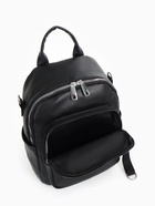 Рюкзак женский городской на молнии, с карманами, размер 28×12×35 см, чёрный - Фото 9