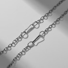 Кулоны парные «Клыки», 45 см, цвет бежево-голубой в серебре - Фото 3