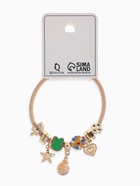 Браслет с шармами «Марджери» одинарный, ассорти, цветной в золоте - Фото 6