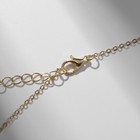 Кулон на цепочке «Прелесть», шоколад, коричнево-красный в золоте, 40 см - Фото 3