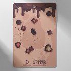 Кулон на цепочке «Прелесть», шоколад, коричнево-красный в золоте, 40 см - Фото 5