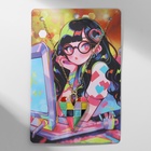 Кулон на цепочке «Прелесть», сердце, цветной в золоте, 40 см 10218465