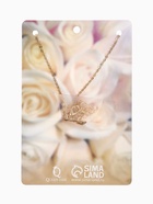 Кулон на цепочке «Прелесть», сердце, ассорти, белый в золоте, 40 см 10218469