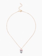 Кулон на цепочке «Прелесть», панда милый, бело-чёрный в золоте, 40 см - Фото 3