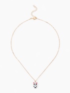 Кулон на цепочке «Прелесть», панда милый, бело-чёрный в золоте, 40 см - Фото 3