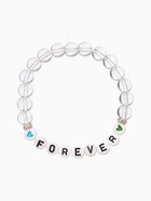 Браслеты парные «Неразлучники» бусины, love forever, белые, d=6 см - Фото 4