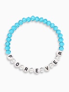 Браслеты "Неразлучники" бусины, 3 шт., best friends forever, цвет бело-голубой - фото 809301788
