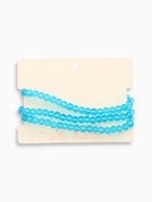 Браслеты "Неразлучники" бусины, 3 шт., best friends forever, цвет бело-голубой - фото 809301791