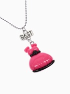 Кулоны парные «Кукла и платье», 40 см, цвет розовый в серебре 10218559