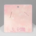 Серьги ассорти «Радость» губы, цвет красно-белый в серебре - Фото 3