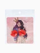 Серьги ассорти «Радость» губы, цвет красно-белый в серебре - Фото 5