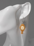 Серьги ассорти «Радость» зеркала, цвет бежевый в серебре - Фото 2