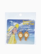 Серьги ассорти «Радость» зеркала, цвет бежевый в серебре 10218571