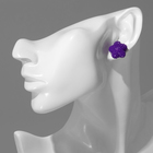 Серьги пластик «Карамельная звезда», фиолетовые - Фото 2