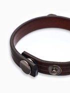 Браслет кожа "Миллениум" классика, цвет тёмно-коричневый - фото 809301798