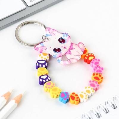 Брелок «Котик» , 3,5 х 10 см