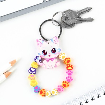 Брелок «Котик» , 3,5 х 10 см