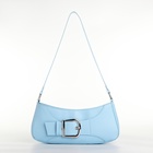 Сумка женская багет на молнии, 26×5×10.5 см, голубая - Фото 7
