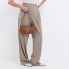 Сумка женская багет на молнии, 26×5×10.5 см, коричневая - Фото 2