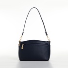 Сумка женская кросс-боди на молнии, 23×9×15 см, тёмно-синяя - Фото 2