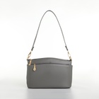 Сумка женская кросс-боди на молнии, 23×9×15 см, серая - Фото 3