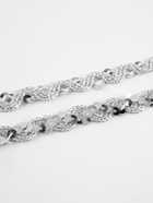 Тесьма декоративная с пайетками, 15 мм, 9,1 ± 0,5 м, цвет серебряный - Фото 2