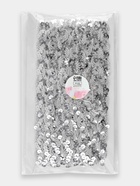 Тесьма декоративная с пайетками, 15 мм, 9,1 ± 0,5 м, цвет серебряный - Фото 5