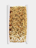 Тесьма декоративная с пайетками, 15 мм, 9.1±0.5 м, цвет золотой - Фото 4