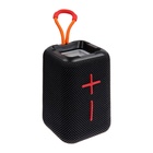 Портативная колонка F68, 5 Вт, 600 мАч, подсветка. micro SD, чёрная - Фото 2