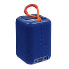 Портативная колонка F68, 5 Вт, 600 мАч, подсветка. micro SD, синяя - Фото 5